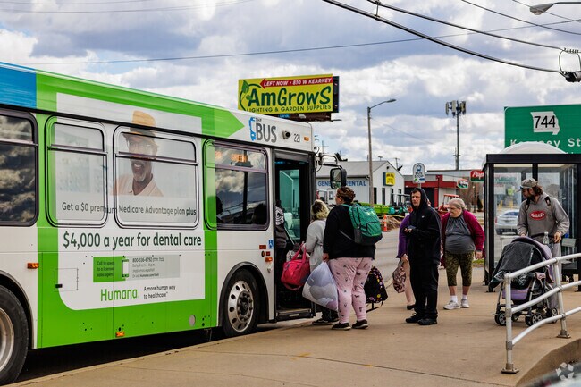 City Utilities runs a public transportation system with several stops in and around Doling.
