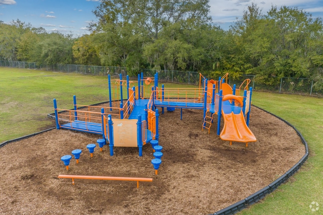 Lamb Elementary's Campus has a fun playground.