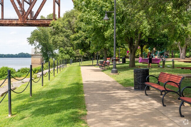 Sunset Park is a family friendly playground on the waterfront.