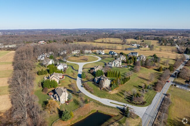 Newly developed Newlin communities feature custom homes selling for well over $1 million.