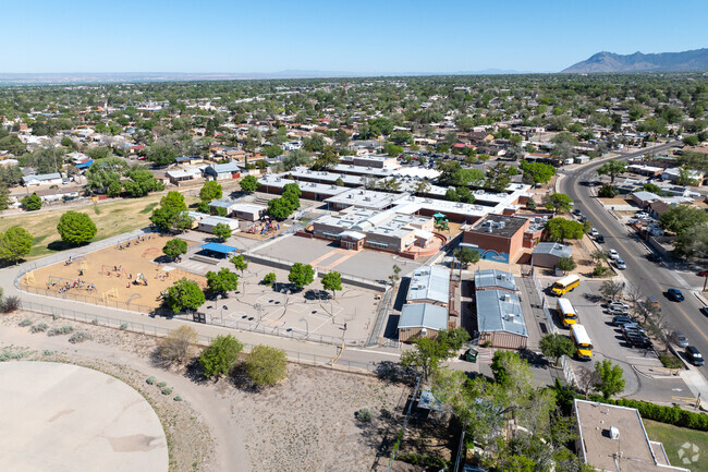 McCollum Elementary School features a playground for students in Northeast Heights.