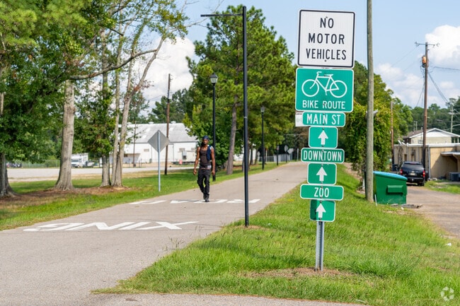 The Longleaf Trace in Hattiesburg is a scenic multi-use trail perfect for walking, running, etc.