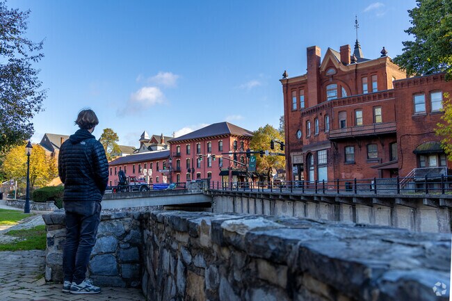 Take in the views of Spring Run as it passes through Bellefonte near Walker.