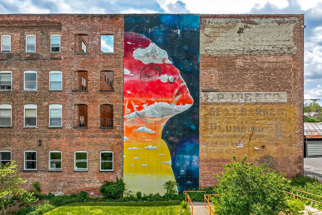Imagination is ignited with vibrant murals in New Windsor, transforming urban spaces into breathtaking works of art.