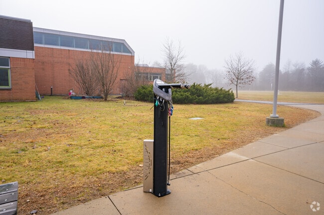 The Willard School in Concord has a bike workstation.