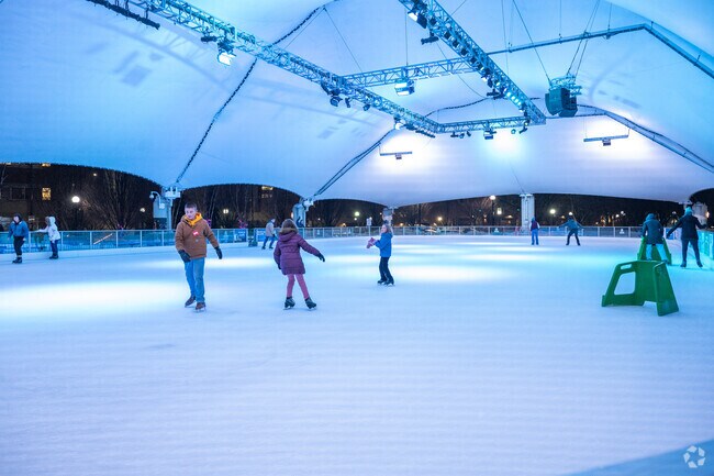 Residents of Downtown Dayton can learn to skate at RiverScape MetroPark.