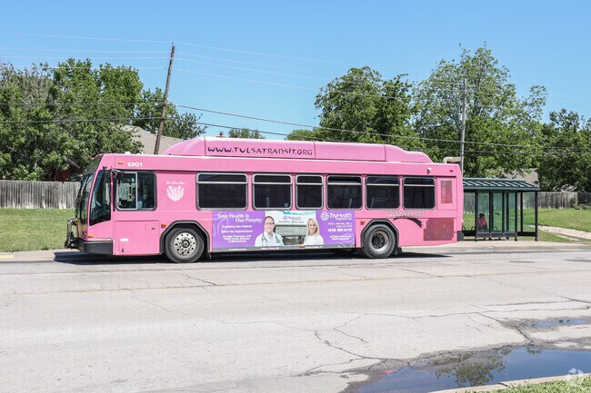 Take Tulsa Transit from Shadow Mountain to the greater Tulsa area.