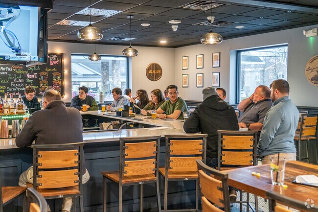The Eagleville Taphouse is where residents meet for a drink after work.