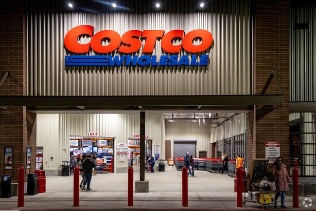 A newly constructed Costco is about five miles south of Lake Stevens.