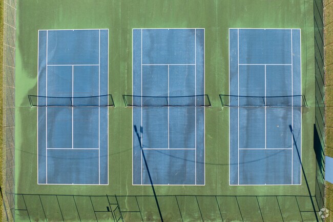 Garry E Cavin Park in Greorgetown has great tennis courts.