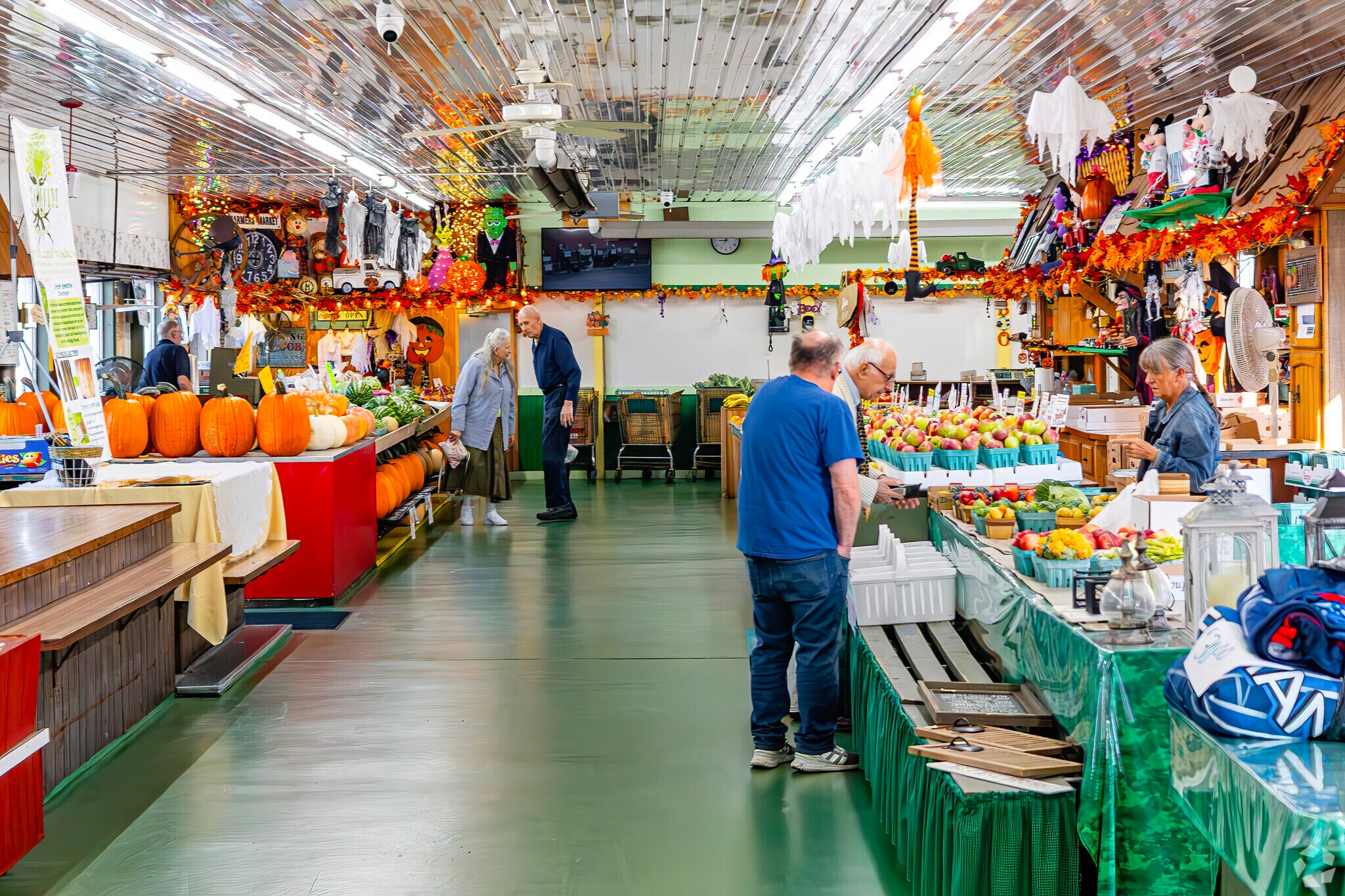 The South Bend Farmer's Market offers fresh produce and unique crafts south of Monroe Park.