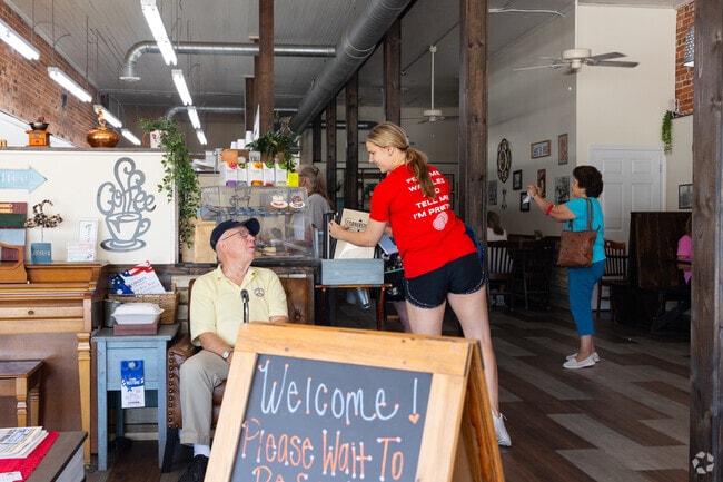 Cornerstone Cafe & Coffee on Benson’s Main Street serves fresh brews and hearty breakfasts.