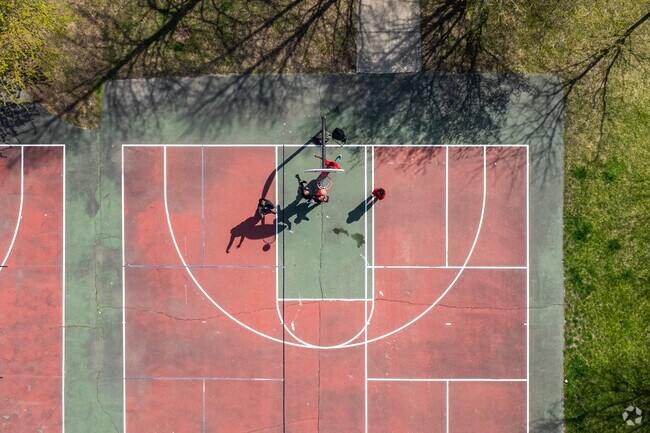 River North residents are known to play basketball at Seward Park.