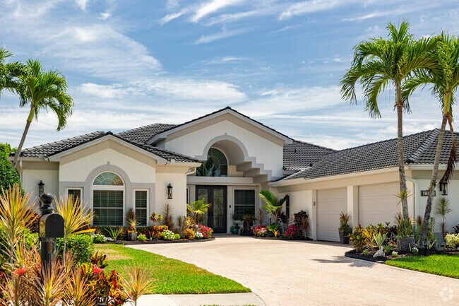 Homes in Cedar Hammock Golf and Country Club include Florida ranch homes with modern styling.