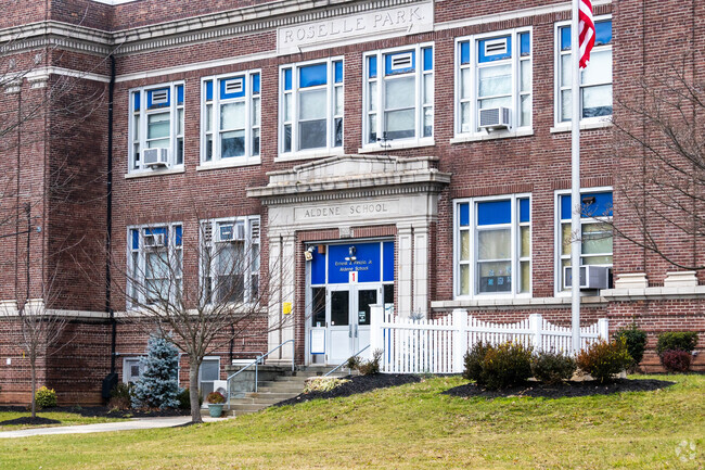 The Ernest Finizio Aldene School building was erected in 1921.
