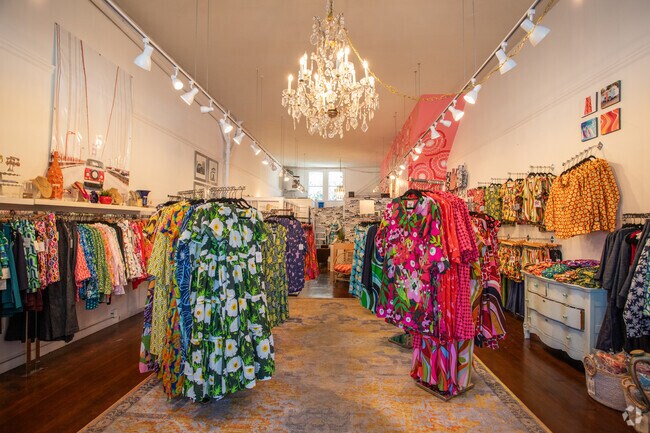 Unique Rockridge shops are just a short walk from Fairview Park in Oakland.