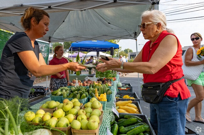 The St. Matthews Farmers Market runs every Saturday from May until the end of September.