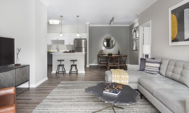 Sophisticated open floor plan