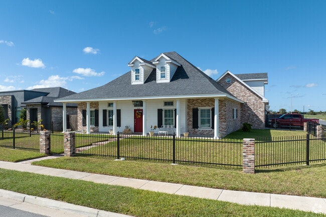 This gorgeous ranch-style home sits in one of Los Fresnos's newest neighborhoods.