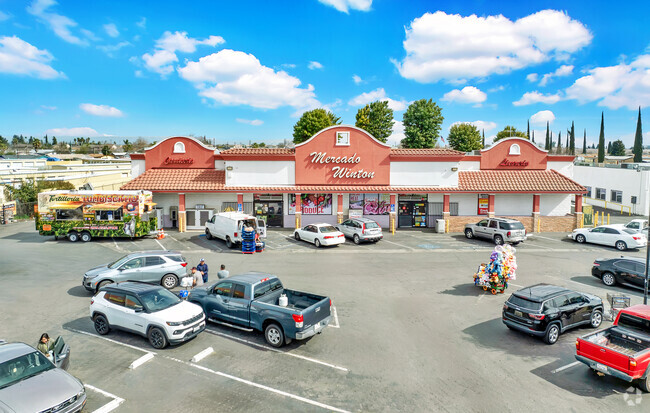 Residents shop at Mercado Winton for there grocery items in the City of Winton.