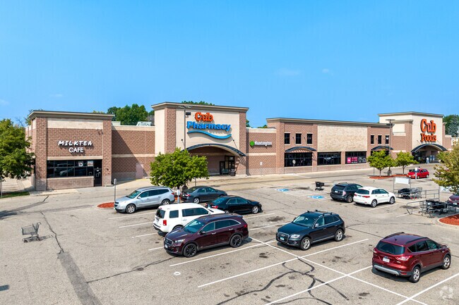 Cub Foods is the largest grocery store in the area and is located just north of Parkway-Greenbrier.