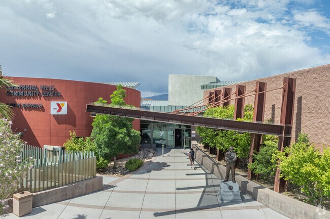 The YMCA Centennial Hills Community Center has indoor and outdoor pools near Elkhorn Ranch.