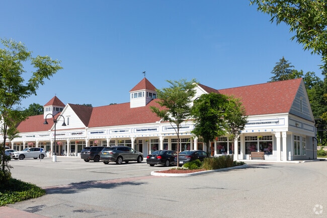 Armonk’s cozy shopping center offers retail options with a warm community atmosphere.
