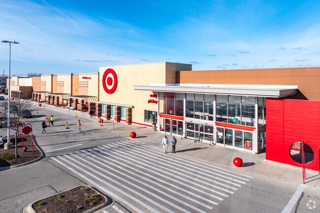 Large shopping stores are just west of Pleasant Valley on Hwy 100.