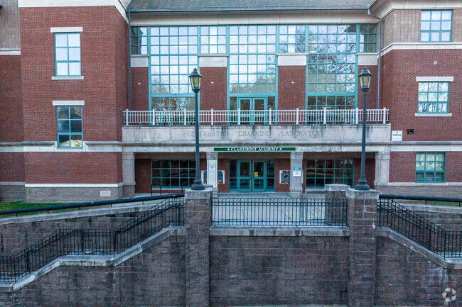 Claremont Academy is a bustling public school in the heart of Main South in Worcester.