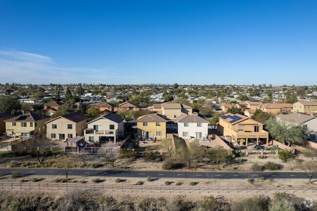 Many homes in Coyote Corridor offer large front and backyards.