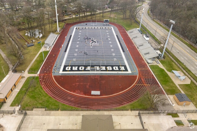 The Edsel Ford High School Football and Track.