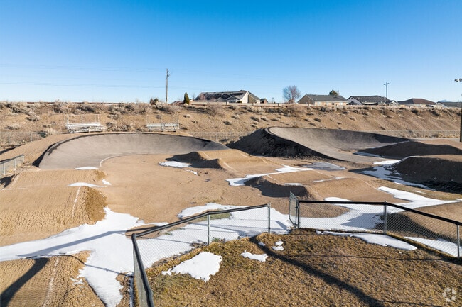 Spend a day at the bike track in Glenmoor Country Estates.