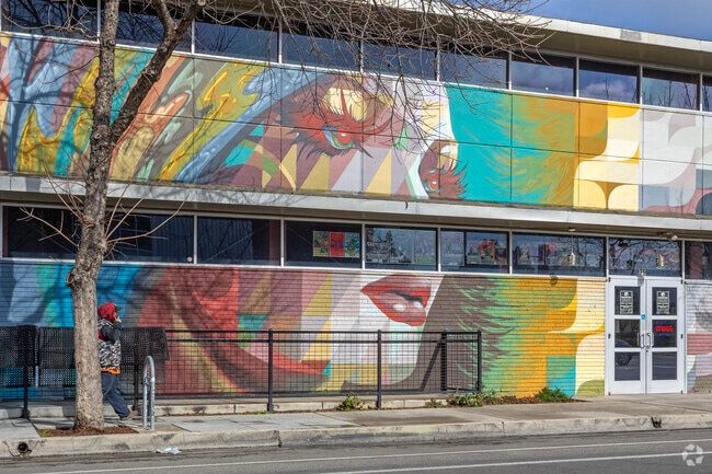 The colorful Fulton 55 is a live music venue in the Lowell area of Fresno.