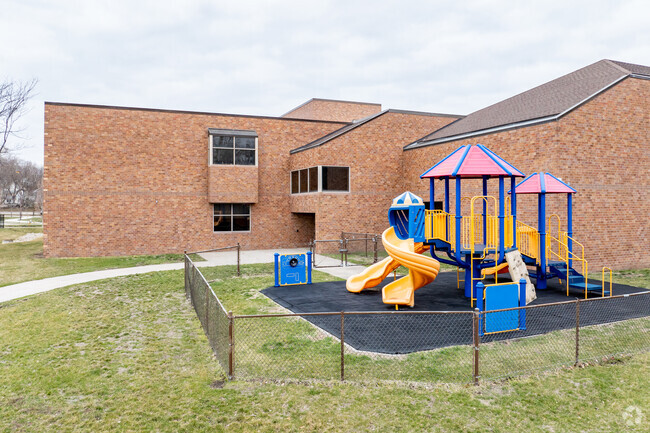 Skinner Elementary School has several spaces for students to learn outdoors.