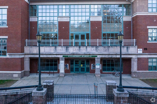 Claremont Academy is a public school located in Worcester with grades 7-12.