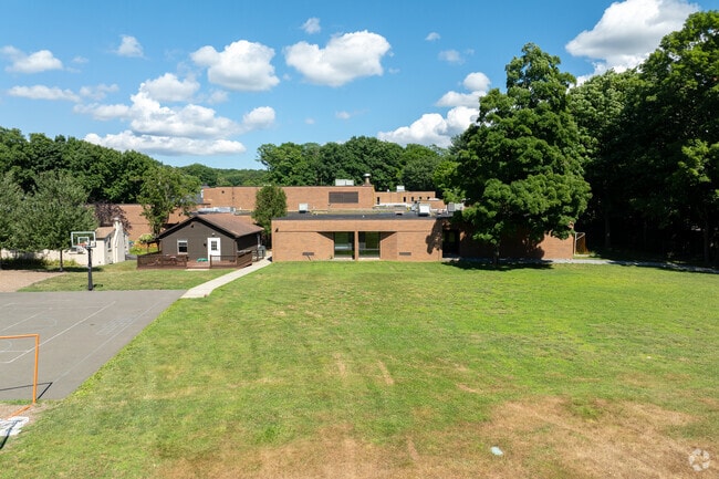 Christian Heritage School sits on. a large campus.