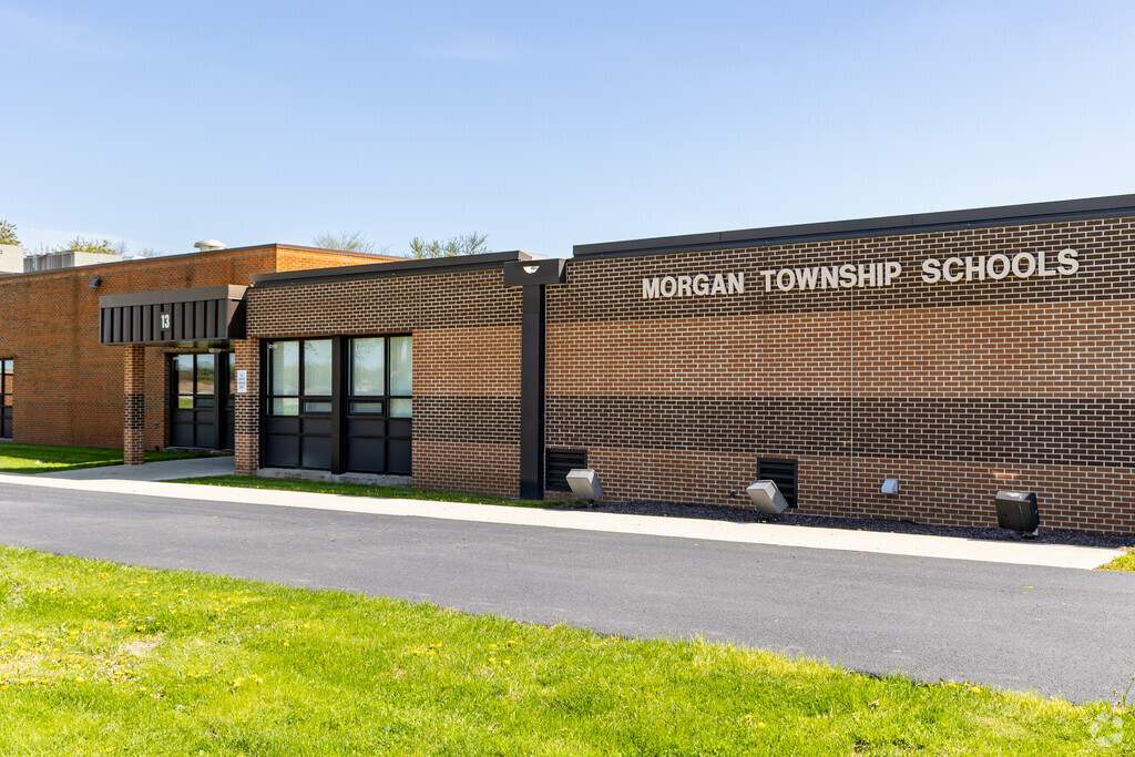 Morgan Township Elementary School entrance.