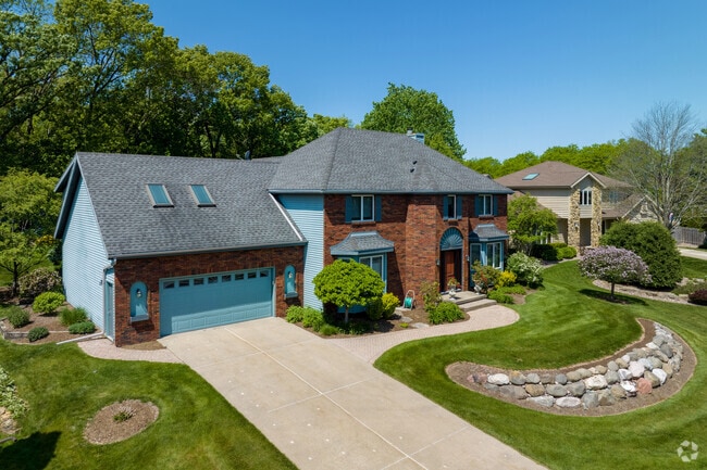 On southern edge of the Meadows neighborhood, larger more traditional-styled homes can be found.