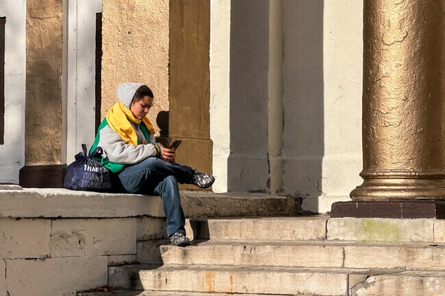 Locals gather at McPherson Square Library in Upper Kensington for community events.