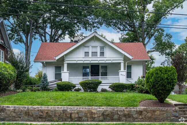A modern bungalow in the Fairfax Village neighborhood.