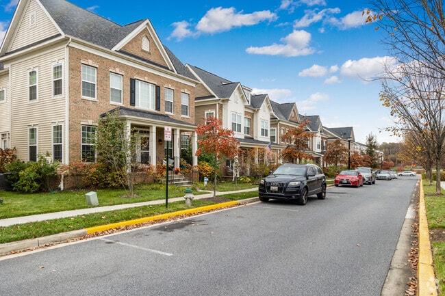 Single-family Colonial-style homes line the Beltsville streets.