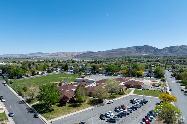 A view of Edwin S. Dodson Elementary School facing East.