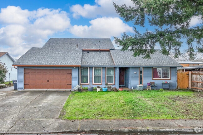 Some blue saltbox homes in South Hillsboro blends contemporary style with classic design.