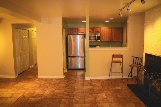Living room - looking at kitchen