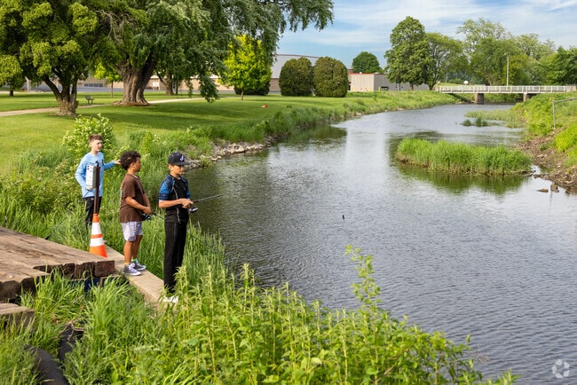Residents of Waupun enjoy fishing in the Rock River.