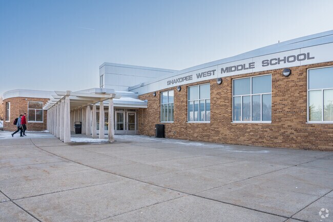 Entrance to Shakopee West Middle School