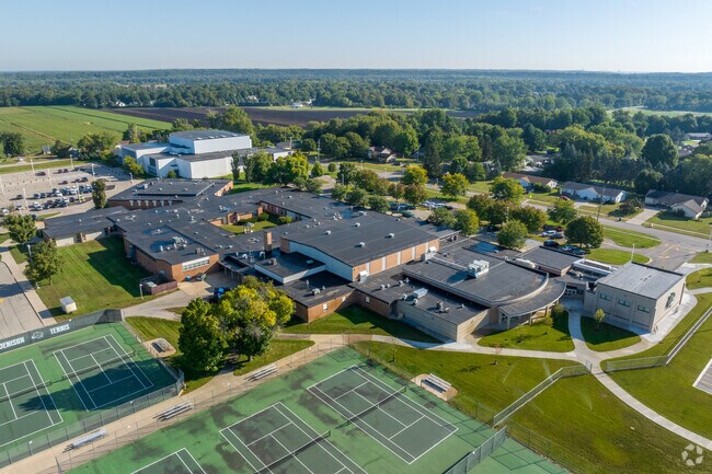 Jenison Junior High is located right next to the high school.