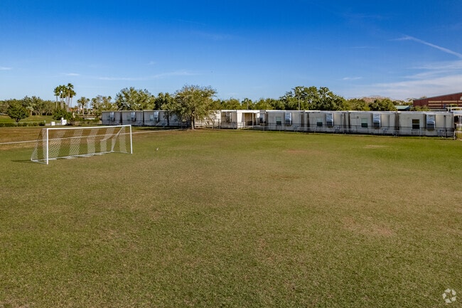 Kids love playing soccer on the fields of Whispering Oak Elementary in Orange County.