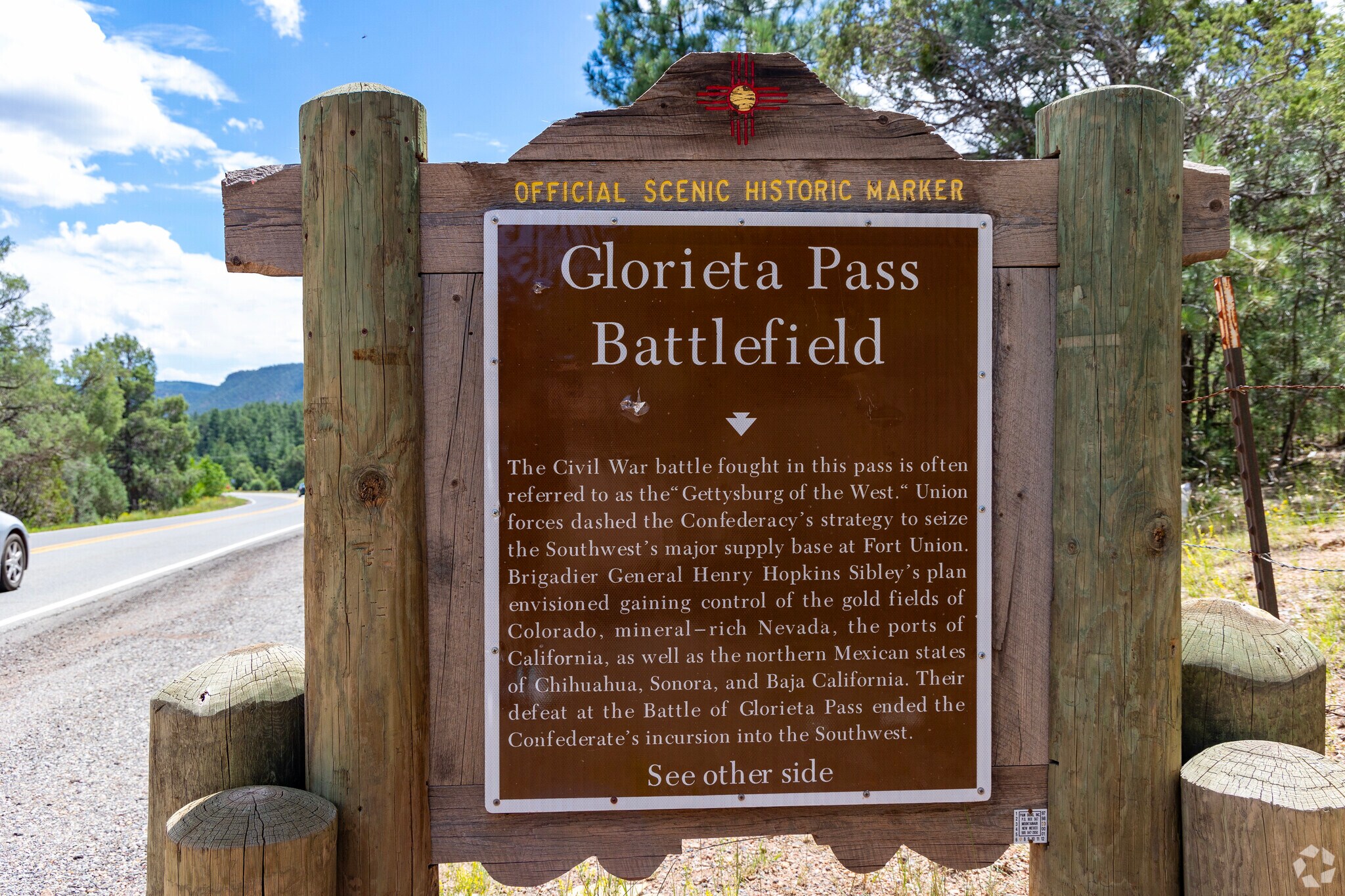 The Glorieta Pass Battlefield is one of the most important historical sites in the neighborhood.