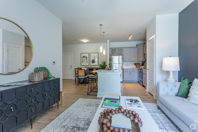 1BR, 1BA - 795SF Green- Living Area